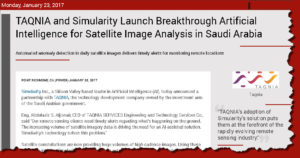 taqnia satellite anomaly detection saudi iot news