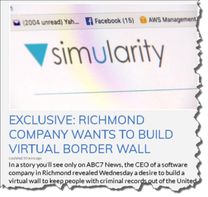 ai virtual wall story simularity